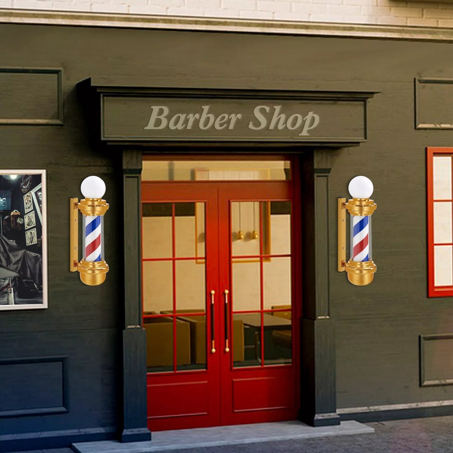 Barberpub lamp with  LED Light