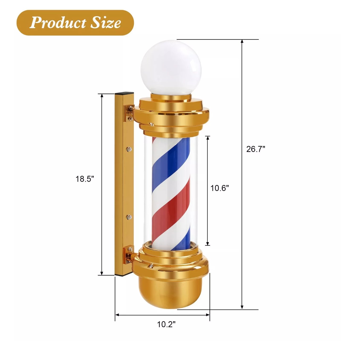 Barberpub lamp with  LED Light